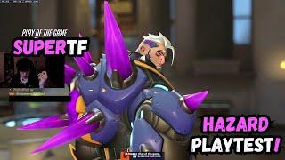 POTG! THIS is how you play HAZARD! SUPERTF - Overwatch 2 Season 13 new hero playtest