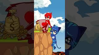 Lava Pit Challenge PJ Mask Family Vs TV Family #animation #funny#shorts #skibiditoilet #pjmasks
