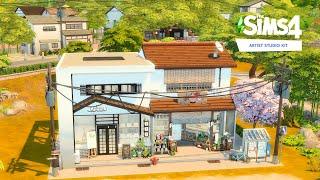 Artist's Studio & Gallery  | Stop Motion Build | The Sims 4 | No CC