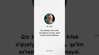 QIZ BOLADAN ??? #ibrat #rek #hikoya #history #qoutes #facts #motivation #trend #iqtiboslar #shorts