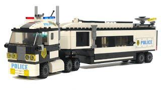 Build Lego Police Car - Qman Police Series 128 Riot Tracking Car