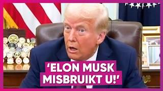 Eerste ruzie tussen Trump en Musk een feit