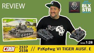 COBI® Panzerkampfwagen VI TIGER Ausf. E  feat. @bacuffz   2538 & 2537 LIMITED EDITION    REVIEW