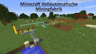 Automatische Miningfabrik in Minecraft mit IndustrialCraft 2 und Buildcraft! (deutsch/german)