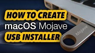 How to Create macOS Mojave 10.14 USB Installer Boot Flash Disk