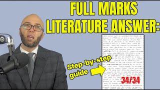 Full Marks Literature Answer: A Step-by-Step Guide