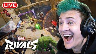  Ninja Dominates Marvel Rivals All Day Today - Live