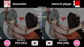 chocomint vs worst hr player | Nanahoshi Kangengakudan - Rubik's Cube [43,252,003,274,489,856] +(HD)