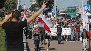 Belarus protests: Lukashenko calls for Russian support as international pressure mounts