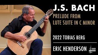 J.S. Bach's "Prelude" from "Lute Suite in C Minor" played by Eric Henderson on a 2022 Tobias Berg