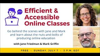 Efficient & Accessible Online Classes