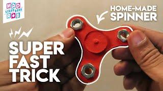 COOL TRICK | HomeMade Fidget Spinner | In Hindi