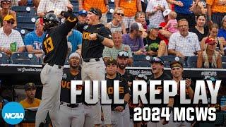 Tennessee vs. North Carolina: 2024 Men's College World Series (June 16) | FULL REPLAY