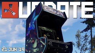 CHIPPY arcade cabinet & OPTIMISATIONS Rust update 21st June 2019