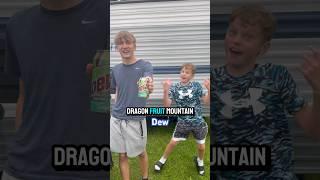 The New Mountain Dew is SO GOOD  #soda #fishing #try #drink #mountaindew