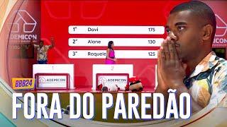 DAVI ESCAPA DO PAREDÃO NA PROVA BATE E VOLTA E COMEMORA!  | BBB 24