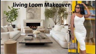 Dream LivingRoom Makeover + HUGE SURPRISE new home update. Clean   + decorate with us #mercygono