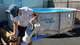 How to assemble Summer Waves 14ft Elite Frame Pool.