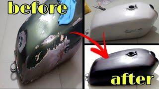 YAMAHA RX100 | FUEL TANK PAINT | Yamaha rx100 modification #part3 | M.S automotive