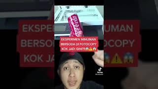 Eksperimen fotocopy coca cola yuk ||@Kalebandri