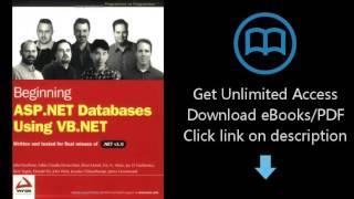 Beginning ASP.NET Databases Using VB.NET (Programmer to Programmer)