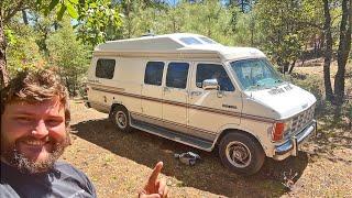 Moving into a $3,000 Vintage 90's Camper Van