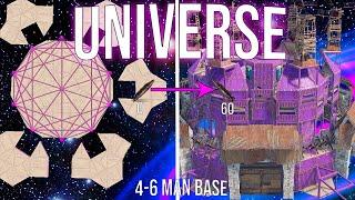 THE UNIVERSE - 4/6 Man Base / Perfect Defence & New Meta Compound in RUST.