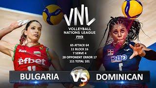 Bulgaria vs Dominican Republic | Women's VNL 2025