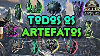 Pegando todos os Artefatos Fjordur [all artifact] -  Ark Survival Envolved