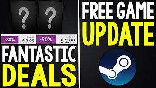 2 ABSOLUTELY AWESOME PC GAME DEALS + BIG FREE STEAM GAME UPDATE REVEALED!