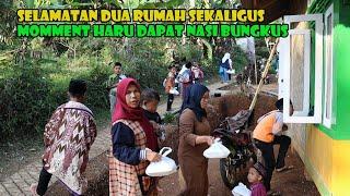 Selamatan Dan Ijab Khabul Dua Rumah Sekaligus.. Wah Ada Hiburan Bocah..Seru Pisan Euy..