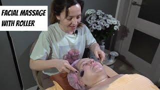 Massage for mother #3 - Facial massage with roller