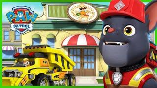 Charger and Rubble fix Mr. Porter's café and more! - PAW Patrol - Cartoons for Kids Compilation