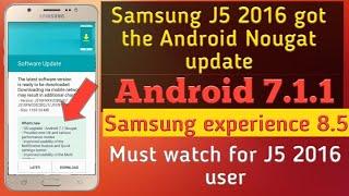 J5 2016 got the Android Nougat update yeahhhh | Android Tech