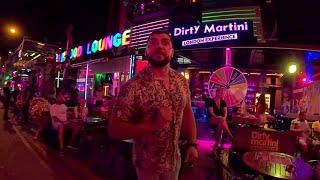 Alanya Nightlife Clubbing Street | 4K Walk | Turkey (Türkiye)