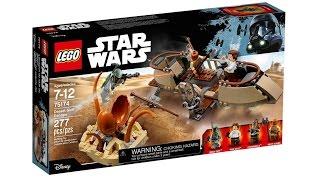 LEGO STAR WARS 75174 - Desert skiff escape - FAST BUILD