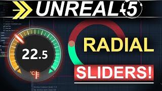 Unreal-5 Menu UI:  RADIAL-SLIDERS Explained (60 SECONDS!!)