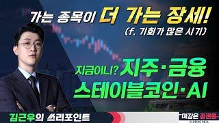가는 종목이 더 간다! 하락주 기회잡기 vs 현금 유지?#NAVER #카카오 #두산에너빌리티