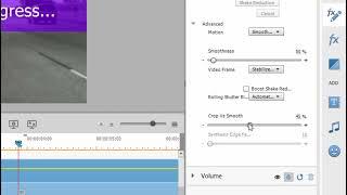 Stabilizing Shaky Video with Premiere Elements