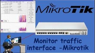 How to monitor traffic interface  Mikrotik