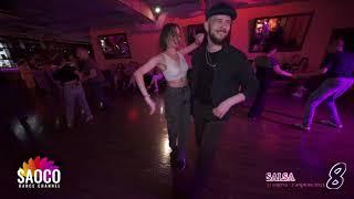 Dmitriy Samonov and Marina Alekseeva Salsa Dancing at 8 KRASNODAR SALSA FESTIVAL, Friday 31.03.2023