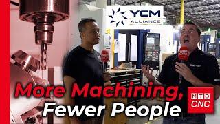 Inside D-TEK's Cutting-Edge Facility: How 70 YCM Machines are Revolutionizing Precision Machining