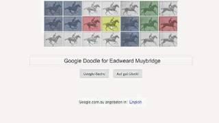 Eadweard J. Muybridge - Google Doodle