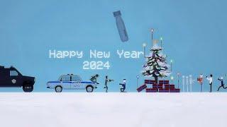 Новый год 2024!!! С Новым годом! people playground