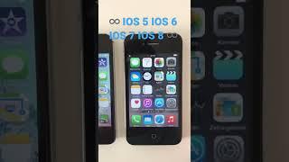 IOS 5 vs IOS 6 vs IOS 7 vs IOS 8 Slide to unlock on iPhone 4s in 2022