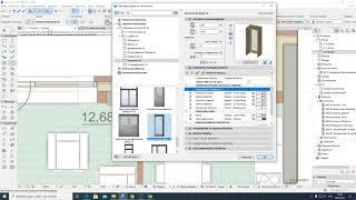 Archicad. ДИС3. Как сделать балконный блок (окно и дверь): единым объектом и отдельно окном и дверью