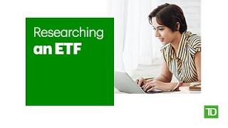 Researching an ETF