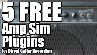 5 Best Free Guitar Amp Sims for Direct Recording