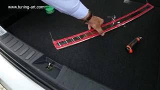 Tuning-Art # Assembly instruction for a boot sill protector