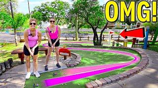 Can We Get a Hole in One at This Tricky Mini Golf Course?!